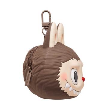 LABUBU Originals-Brown Silicone Air Pod 4 Bag