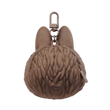 LABUBU Originals-Brown Silicone Air Pod 4 Bag