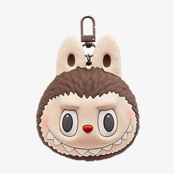 LABUBU Originals-Brown Silicone Air Pod 4 Bag